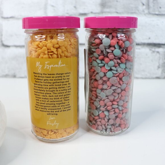 Pink Zebra White Nordic Warmer Pot and 2 Fragrant Sprinkles NIB - Picture 7 of 7